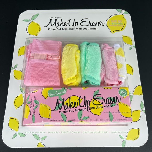 MakeUp Eraser  Makeup  The Original Makeup Eraser 7 Day Set Pink 